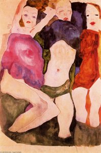 Untitled (4347) — Egon Schiele, Expressionist Painting