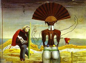 Woman, Old Man And Flower — Max Ernst, Surrealism