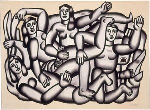 The Bathers — Fernand Léger, Cubist Modern Art