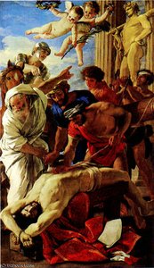 The Martyrdom Of St Erasmus, Vatican Museum — Nicolas Poussin, Classicism Classicism