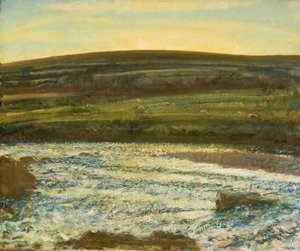 Vado De Brightworthy, Withypool, Exmoor — Sir Alfred James Munnings