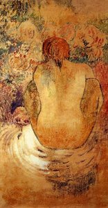 Crouching Marquesan Woman See From The Back — Eugène Henri Paul Gauguin, Post-impressionism