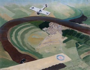 Air Battle Over Kut El Amara In The Loop Of The River Tigris, July 1915 — Richard Carline