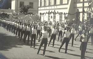 Maccabi gymnastics exhibition