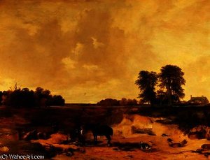 The Rabbit Warren — Frederick Richard Lee, Romanticism