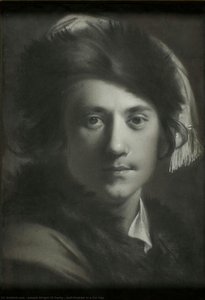 Self-portrait In A Fur Cap — Joseph Wright Of Derby