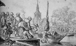 Marketscene In Den Haag Sun — Jan Josephszoon Van Goyen
