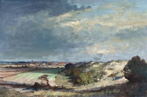 Behind The Dunes, Sea Palling — Edward Seago
