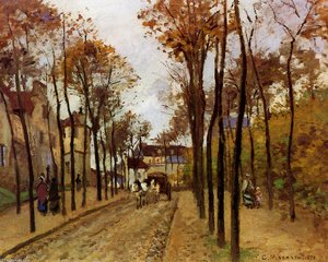 Boulevard Des Fosses. Pontoise — Kamij Pisaro, Impressionist Landscape