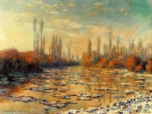 El Hielo Flotante — Claude Monet, Impressionism