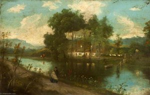 View of the Lagan at the Second Lock (Mickey Taylor’s)