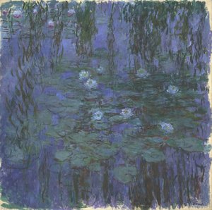 Blue Water Lilies — Claude Monet, Impressionism