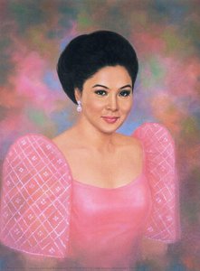 Portrait Of First Lady Imelda Romualdez Marcos — Lourdes Coching Rodriguez