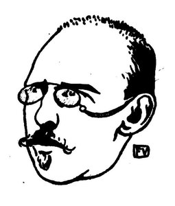 Portrait Of Belgian Writer George Eekhoud — Félix Vallotton