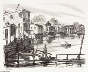 House Boat On Stilts — Harry Leroy Taskey