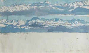 Atlas Mountains And A River, Morocco (sketch) — James Mcbey