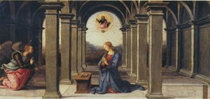 Pala Di Fano (annunciation) — Vannucci Pietro (le Perugin)