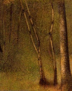 Wald Bei Pontaubert — Georges Pierre Seurat, Neo-impressionism