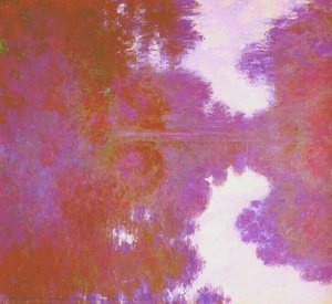 Misty Morning On The Seine, Mauve — Claude Monet