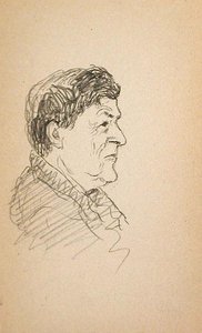 Man's Head — John Ottis Adams