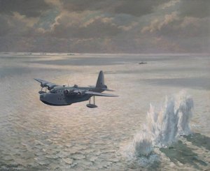 Sunderland Dropping Depth Charges — Roy Anthony Nockolds