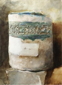 Persian Artifact With Faience Decoration — John Singer Sargent, Impressionism
