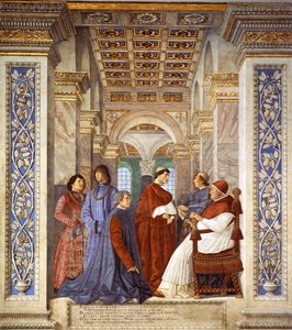 Foundation Of The Library — Melozzo Da Forlì