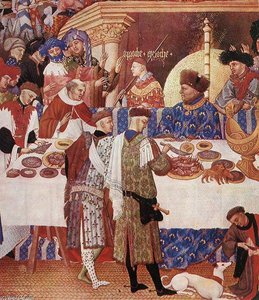 Les très riches heures du Duc de Berry: January (detail)