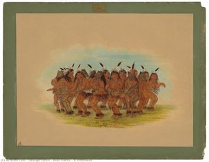 Bear Dance - K'nisteneux — George Catlin