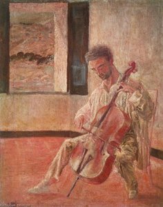 Portrait Of The Cellist Ricard Pichot — Salvador Dalí, Post-impressionism