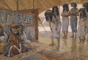 Sarai Is Taken To Pharaoh's Palace — Jacques Joseph Tissot
