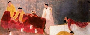 Expulsion Of The Money Changers — Sir Stanley Spencer