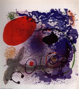 Batement Ii — Joan Miró, Abstract Expressionism