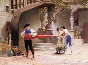 The Final Touch — Jehan Georges Vibert