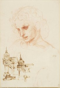 La Cabeza De San Jaime Y Bocetos Arquitectónicos — Leonardo Da Vinci