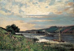 Sunday By The Shore — Alexandre Rene Veron
