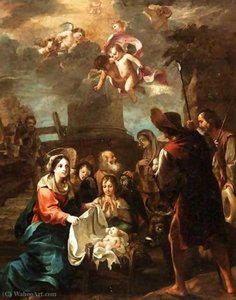 The adoration of the shepherds