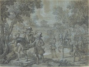 Ragotin Recites Verses; Farmers Believe He Preaches — Jean-baptiste Oudry