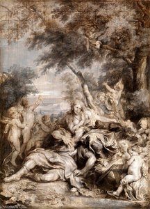 Rinaldo Conquered By Love For Armida — Sir Anthony Van Dyck