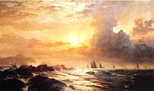 Ships At Sea — Edward Moran