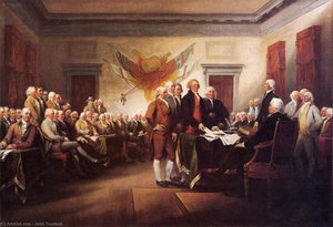 La Declaración De Independencia, 4 De Julio De 1776 — Pintor De La Revolución, Romanticismo