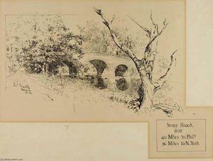 Brook Bridge — Ernest Clifford Peixotto