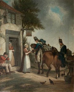 Soldiers Refreshing — John Augustus Atkinson