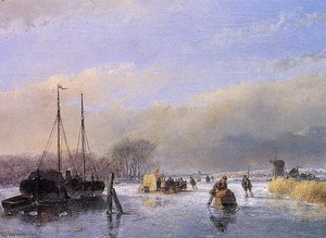 Scaters At Koek En Zopie Sun — Andreas Schelfhout