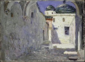 Tunis, Strasse (tunis, Street) — Wassily Wassilyevich Kandinsky, Abstract Expressionism