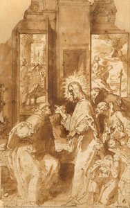 Apparition Of Christ To Saint Vincent Ferrer — Francisco Ribalta, Baroque