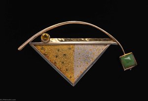 Geometric Pin — Florence Resnikoff