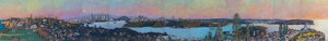 Panorama of Sydney Harbour from Macquarie Lighthouse (Present Day)