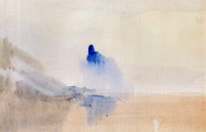 Study Of A Castle By A Lake — Joseph Mallord William Turner