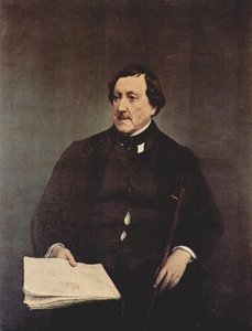 Portrait Of Gioacchino Rossini — Francesco Hayez